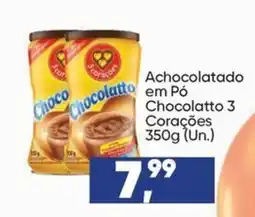 Imec Supermercados Achocolatado em Pó Chocolatto 3 Corações oferta