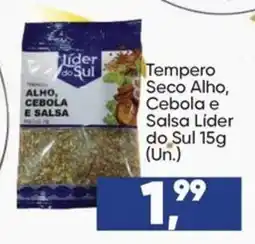 Imec Supermercados Tempero seco alho, cebola e salsa lider do sul oferta
