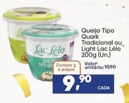 Imec Supermercados Queijo tipo quark tradicional ou light lac lélo oferta