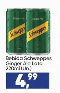 Imec Supermercados Bebida schweppes ginger ale lata oferta