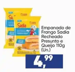 Imec Supermercados Empanado de Frango Sadia Recheado Presunto e Queijo oferta