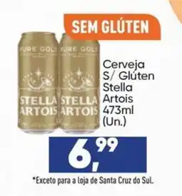 Imec Supermercados Cerveja s/ glúten stella artois oferta