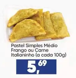 Imec Supermercados Pastel simples médio frango ou carne italianinho oferta
