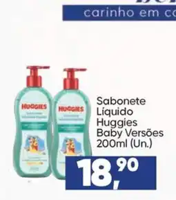 Imec Supermercados Sabonete liquido huggies baby versões oferta