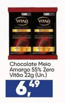 Imec Supermercados Chocolate meio amargo 55% zero vitão oferta