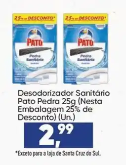 Imec Supermercados Desodorizador Sanitário Pato Pedra 25g oferta