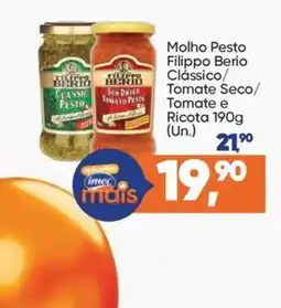 Imec Supermercados Molho Pesto Filippo Berio Clássico/ Tomate Seco/ Tomate e Ricota oferta
