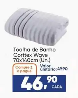 Imec Supermercados Toalha de Banho Corttex Wave oferta