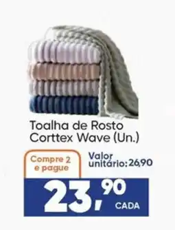 Imec Supermercados Toalha de Rosto Corttex Wave oferta