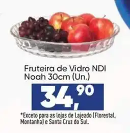 Imec Supermercados Fruteira de Vidro Ndi Noah oferta
