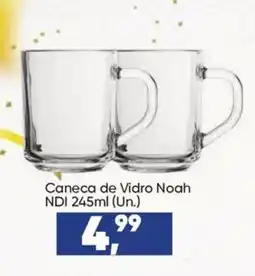 Imec Supermercados Caneca de Vidro Noah oferta