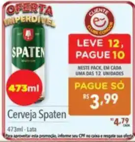 Supermercados Condor Cerveja Spaten oferta