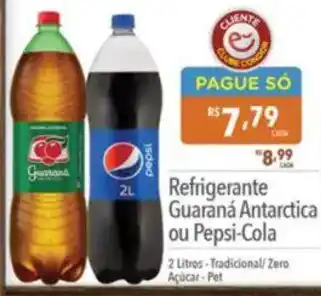 Refrigerante Guaraná Antarctica ou Pepsi-Cola