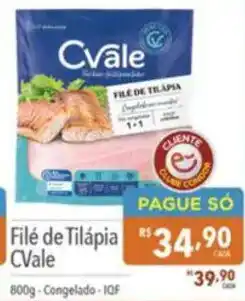 Supermercados Condor Filé de Tilápia Cvale oferta