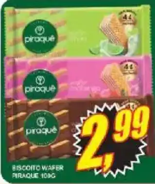 Vianense Supermercados Biscoito wafer piraque oferta