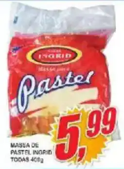 Vianense Supermercados Massa de pastel ingrid oferta