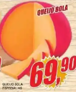 Vianense Supermercados queijo bola especial kg oferta
