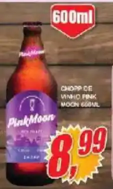 Vianense Supermercados Chopp de vinho pink moon oferta