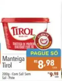 Supermercados Condor Manteiga tirol oferta