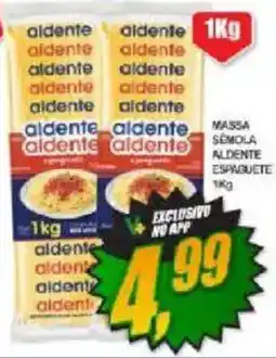 Vianense Supermercados Massa sêmola aldente espaguete oferta