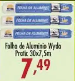 Confiança Supermercados Folha de Alumínio Wyda Pratic oferta