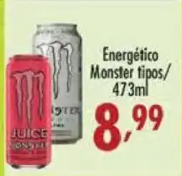 Confiança Supermercados Energético Monster tipos oferta