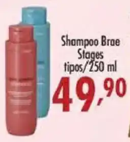 Confiança Supermercados Shampoo Brae Stages tipos oferta