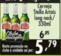 Confiança Supermercados Cerveja Stella Artois long neck oferta