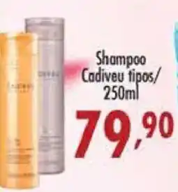 Confiança Supermercados Shampoo Cadiveu tipos oferta