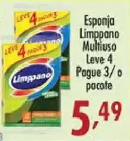 Confiança Supermercados Esponja limppano multiuso oferta