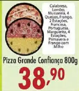 Confiança Supermercados Pizza Grande Confiança oferta