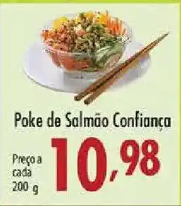 Confiança Supermercados Poke de Salmão Confiança oferta