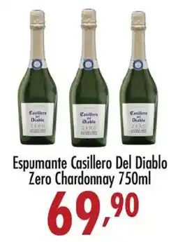 Confiança Supermercados Espumante casillero del diablo zero chardonnay oferta
