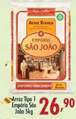 Confiança Supermercados Arroz tipo 1 empório são joão oferta