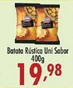 Confiança Supermercados Batata Rústica Uni Sabor oferta