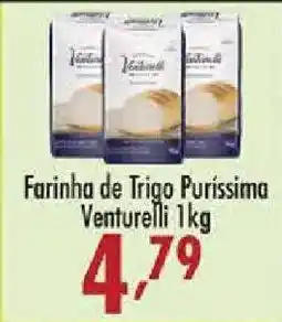 Confiança Supermercados Farinha de Trigo Puríssima Venturelli oferta