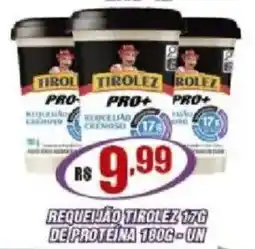 Violeta Supermercados Requeijão tirolez 17g de proteína oferta
