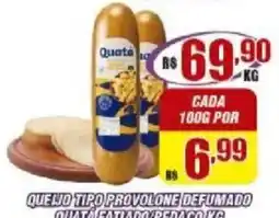 Violeta Supermercados Queijo tipo provolone defumado quata fatiado oferta