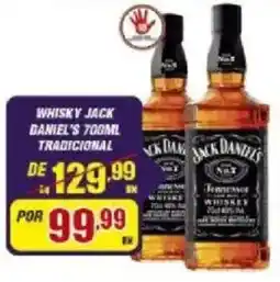 Violeta Supermercados Whisky jack daniel's 700ml tradicional oferta