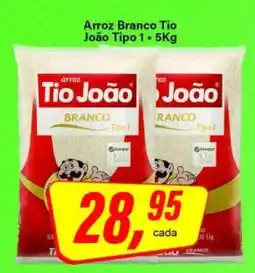 Rede Supermarket Arroz Branco Tio João Tipo 1 - 5Kg oferta