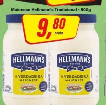 Rede Supermarket Maionese Hellmann's Tradicional 500g oferta