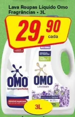 Rede Supermarket Lava Roupas Líquido Omo Fragrâncias oferta