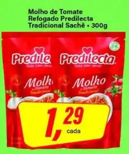 Rede Supermarket Molho de Tomate Refogado Predilecta Tradicional Sachê oferta