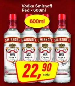 Rede Supermarket Vodka Smirnoff Red oferta