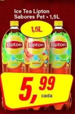 Rede Supermarket Ice Tea Lipton Sabores Pet oferta