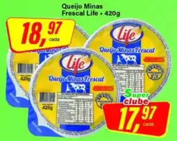 Rede Supermarket Queijo Minas Frescal Life oferta