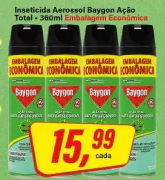 Rede Supermarket Inseticida Aerossol Baygon Ação Total oferta