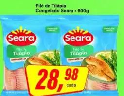 Rede Supermarket Filé de Tilápia Congelado Seara - 600g oferta