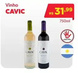 Big Bom Supermercados Vinho cavic oferta