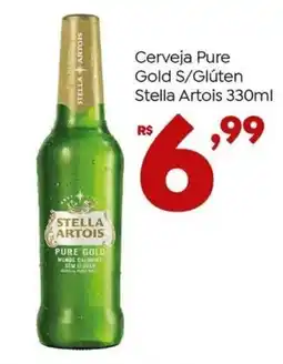 Brasão Supermercados Cerveja Pure Gold S/Glúten Stella Artois oferta